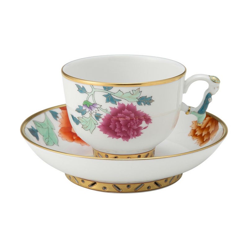 ヘレンド (HEREND) シノワズリ（中国趣味）ピヴォワンヌ PVR 03364-0-21 マンダリン ラージカップ＆ソーサー