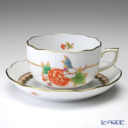 ヘレンド (HEREND) ヴィクトリア・スプリング 00724-0-00 ティーカップ＆ソーサー 200ml