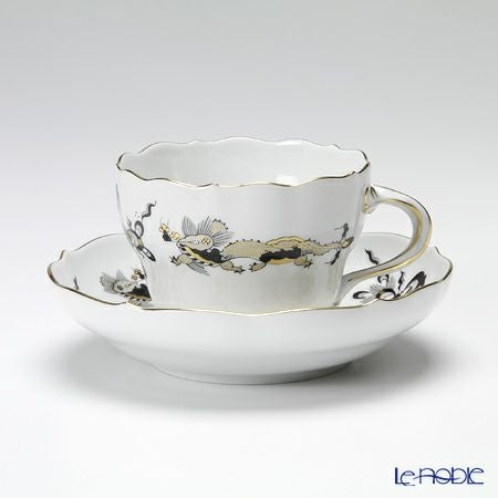 マイセン（Meissen） ドラゴン ブラック 320010／00582 コーヒーカップ＆ソーサー 200ml