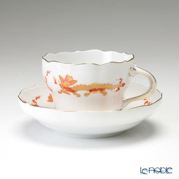マイセン（Meissen） ドラゴン オレンジ 0320510／00582 コーヒーカップ＆ソーサー 200ml