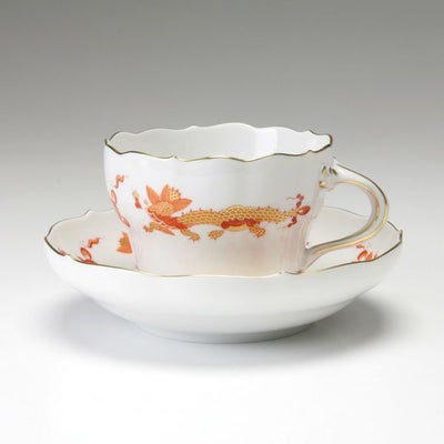 マイセン（Meissen） ドラゴン オレンジ 0320510／00582 コーヒー 