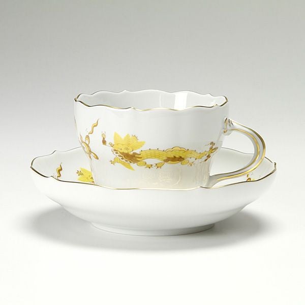 マイセン（Meissen） ドラゴン イエロー 320610／00582 コーヒーカップ＆ソーサー 200ml