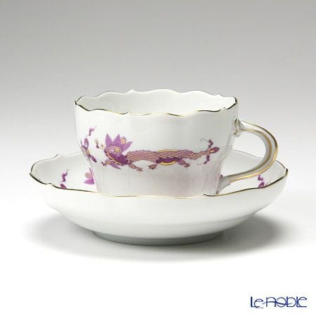 マイセン（Meissen） ドラゴン パープル 320710／00582 コーヒーカップ＆ソーサー 200ml