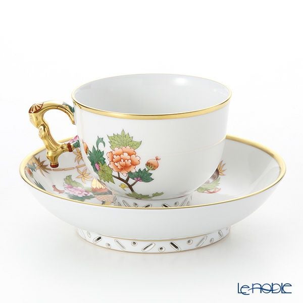 ヘレンド (HEREND) シノワズリ（中国趣味）GRUE 03364-0-21 マンダリン ラージカップ＆ソーサー