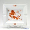 マイセン（Meissen） ミンドラゴン レッド 330510／53n76 アッシュトレイ 21cm ゴールドリム