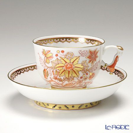 ヘレンド シノワズリ（中国趣味）トゥング TUNG 03364-0-21 マンダリン ラージカップ＆ソーサー