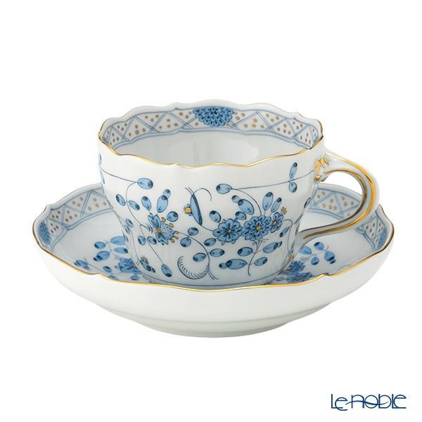 マイセン（Meissen） インドの華 ブルー 343210／00582 コーヒーカップ＆ソーサー 200ml