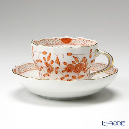 マイセン（Meissen） インドの華 オレンジ 343510／00582 コーヒー
