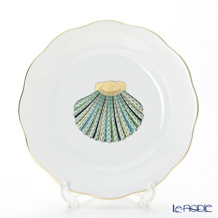 ヘレンド マリンライフ MEVHS2 20517-0-00 プレート 19cm グリーン