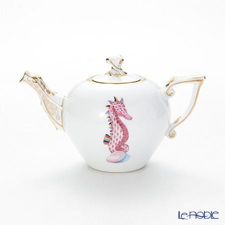 ヘレンド マリンライフ MEVHS4 20608-0-06 ティーポット（ツイスト） 400ml ピンク