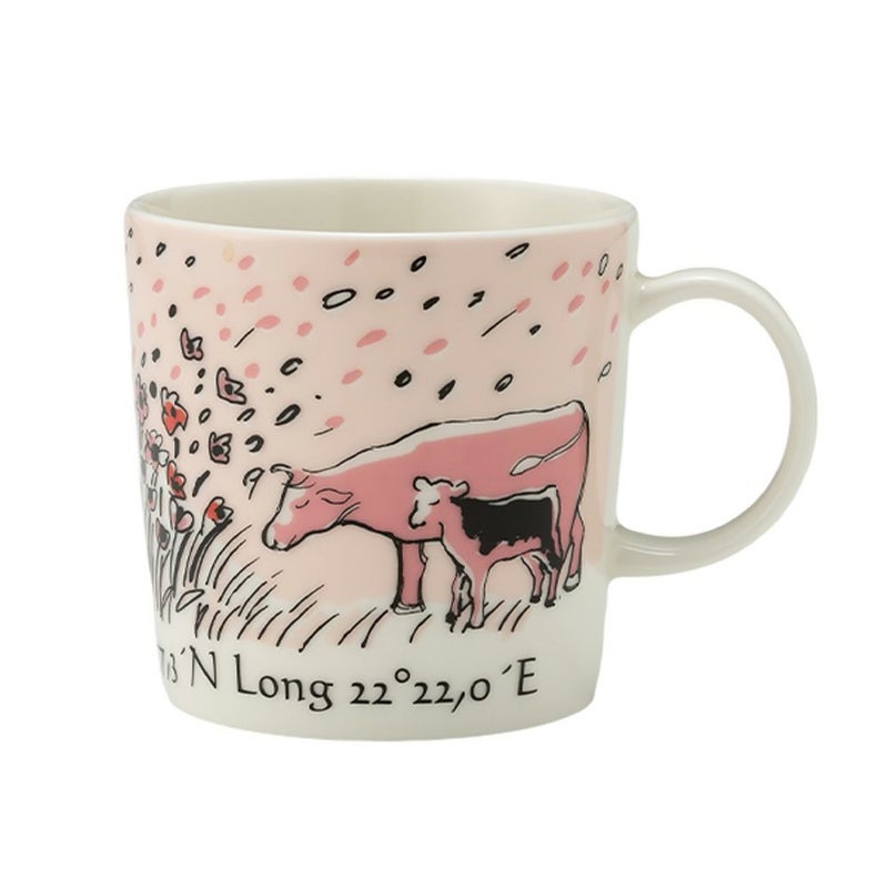 アラビア（ARABIA） 灯台マグ 300ml Hogsara ホグサラ（ピンク）