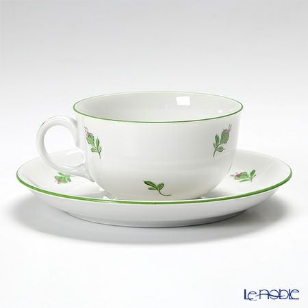 アウガルテン（AUGARTEN） ウィンナーフラワー（5089C） 野バラ ティーカップ＆ソーサー（S） 200ml（001）