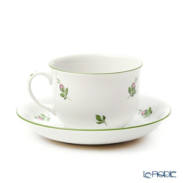 アウガルテン（AUGARTEN） ウィンナーフラワー（5089C） 野バラ ピンク コーヒーカップ＆ソーサー 200ml （001シューベルトシェイプ）