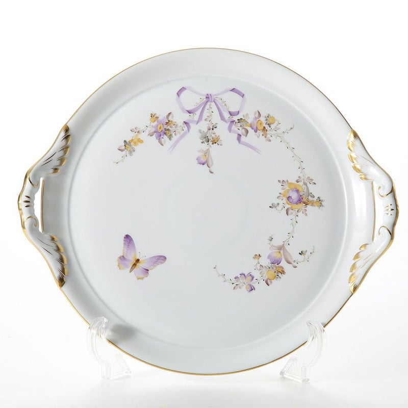 ヘレンド エデン EDEN 02315-0-00 ケーキプレート（両手付） 28.5cm
