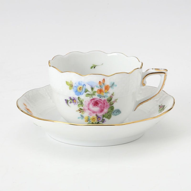 ヘレンド サックスブーケ BS-10 00711-0-00 モカカップ＆ソーサー 100ml