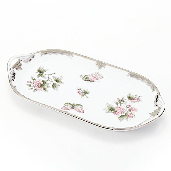 ヘレンド ヴィクトリア・プラチナ VBOG-X1-PT 00437-0-00 サービストレイ 23cm