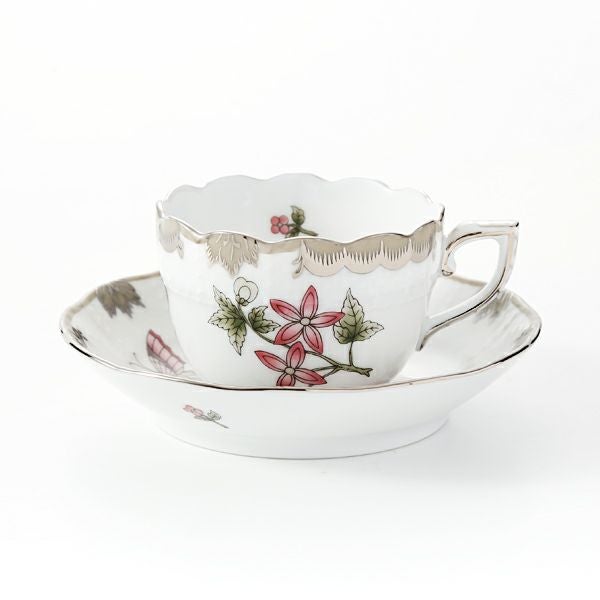 ヘレンド (HEREND) ヴィクトリア・プラチナ VBOG-X1-PT 00711-0-00 モカカップ＆ソーサー 100ml