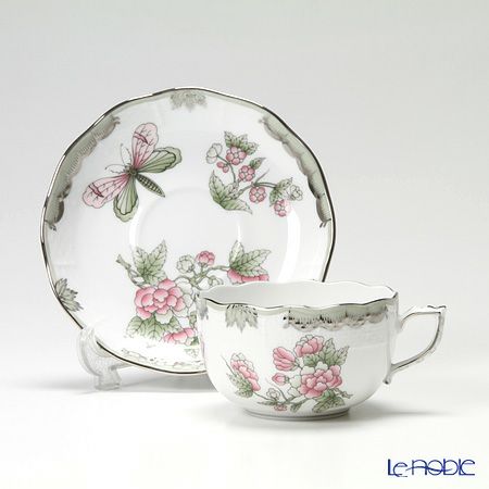 ヘレンド (HEREND) ヴィクトリア・プラチナ VBOG-X1-PT 00724-0-00 ティーカップ＆ソーサー 200ml