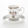 ヘレンド (HEREND) ヴィクトリア・プラチナ VBOG-X1-PT 04756-0-00 ティーカップ＆ソーサー 透かしレース 100ml