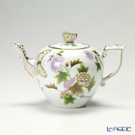 ヘレンド (HEREND) ロイヤルガーデン EVICT1 00606-0-17 ティーポット チョウ 800ml グリーン