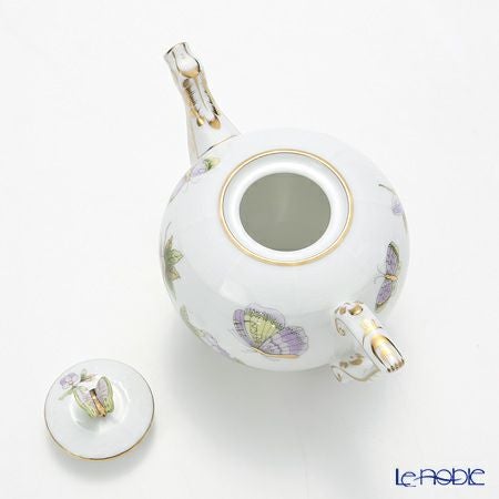 ヘレンド ロイヤルガーデン EVICT1 00608-0-17 ティーポット チョウ 400ml グリーン