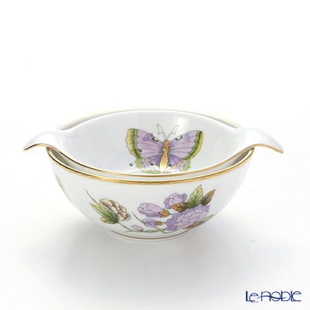 ヘレンド ロイヤルガーデン EVICT1 01453／1454 ティーストレーナー／ボウル グリーン