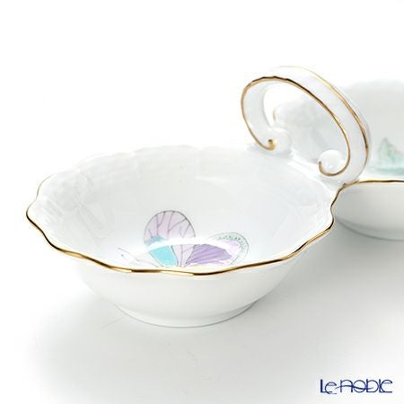 ヘレンド ロイヤルガーデン EVICT2 00253-0-00 ジャム・マーマレード 14cm ターコイズ