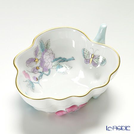 ヘレンド ロイヤルガーデン EVICT2 00492-0-00 オープンシュガー 10.5cm ターコイズ