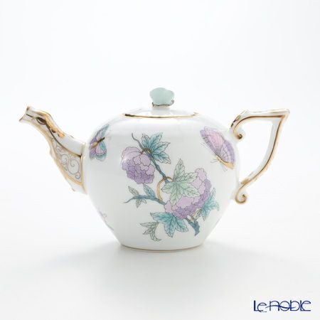 ヘレンド ロイヤルガーデン EVICT2 00608-0-17 ティーポット チョウ 400ml ターコイズ