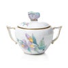 ヘレンド ロイヤルガーデン EVICTF2 00472-0-17（フラワー） シュガーポット チョウ 200ml ターコイズ