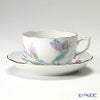 ヘレンド (HEREND) ロイヤルガーデン EVICTF2（フラワー） 00724-0-00 ティーカップ＆ソーサー 200ml ターコイズ