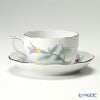 ヘレンド (HEREND) ロイヤルガーデン EVICTF2（フラワー） 00724-0-00 ティーカップ＆ソーサー 200ml ターコイズ