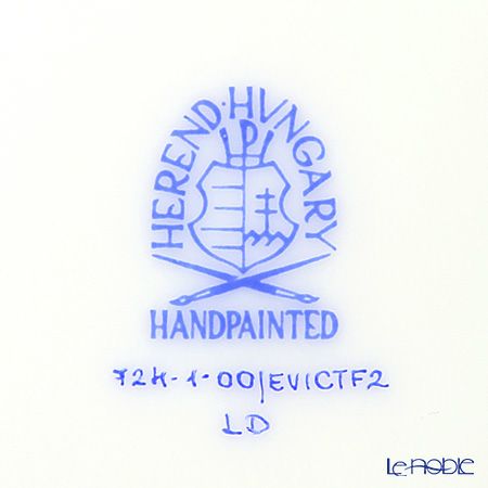 ヘレンド (HEREND) ロイヤルガーデン EVICTF2（フラワー） 00724-0-00 ティーカップ＆ソーサー 200ml ターコイズ