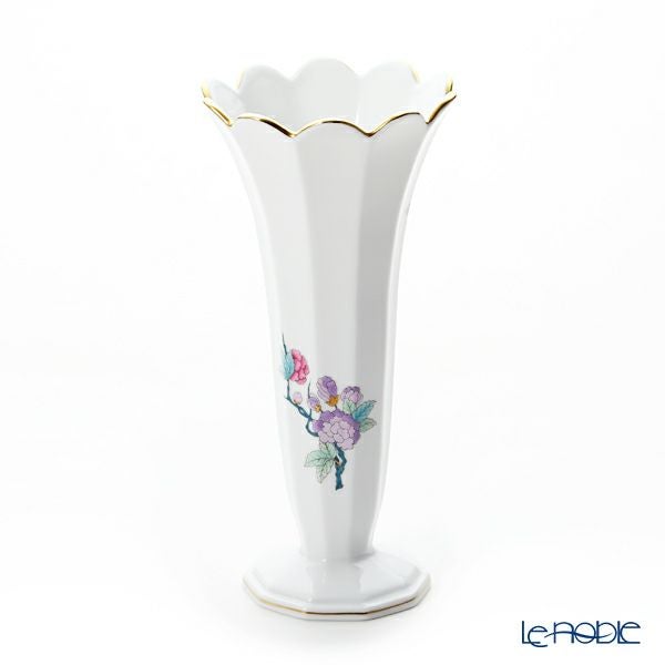 ヘレンド ロイヤルガーデン EVICTF2（フラワー） 07075-0-00 ベース 22cm ターコイズ