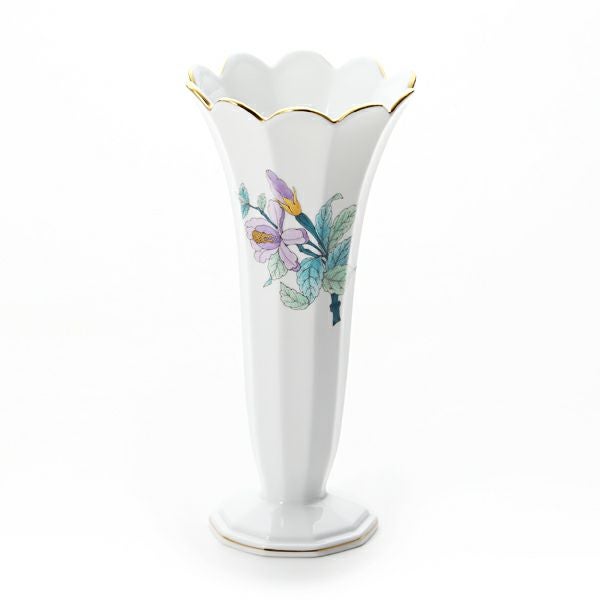 ヘレンド ロイヤルガーデン EVICTF2（フラワー） 07075-0-00 ベース 22cm ターコイズ