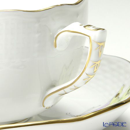 ヘレンド (HEREND) ロイヤルガーデン EVICTP1（パピヨン） 00724-0-00 ティーカップ＆ソーサー 200ml グリーン