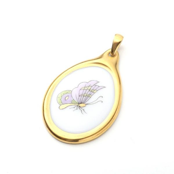 ヘレンド ペンダントトップ EVICTP1 08137-0-00 ロイヤルガーデン 3cm パピヨン