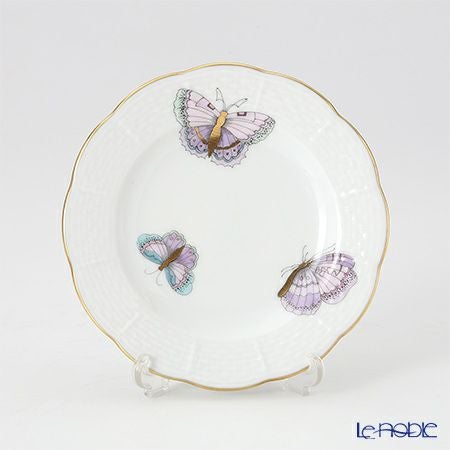 ヘレンド ロイヤルガーデン EVICTP2（パピヨン） 00512-0-00 プレート 12.5cm ターコイズ