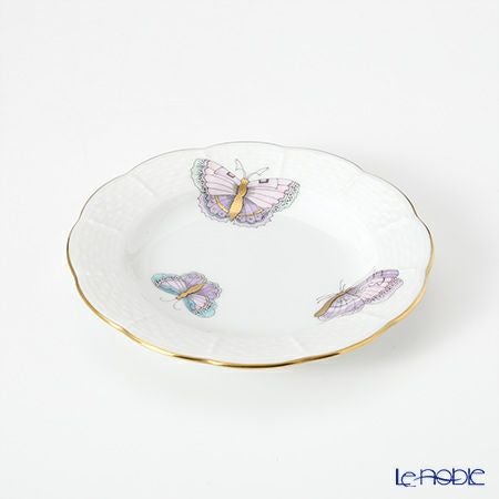 ヘレンド ロイヤルガーデン EVICTP2（パピヨン） 00512-0-00 プレート 12.5cm ターコイズ