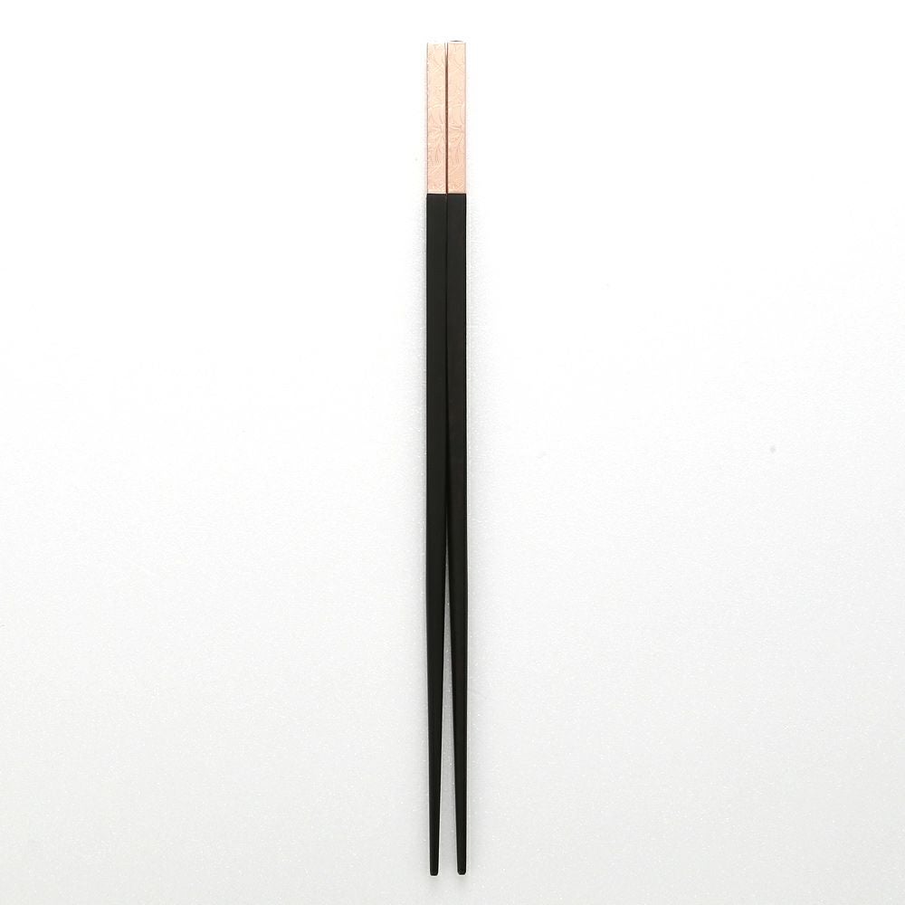 クリストフル ジャルダンエデン ピンクゴールド 箸 24cm 黒檀 銀メッキ