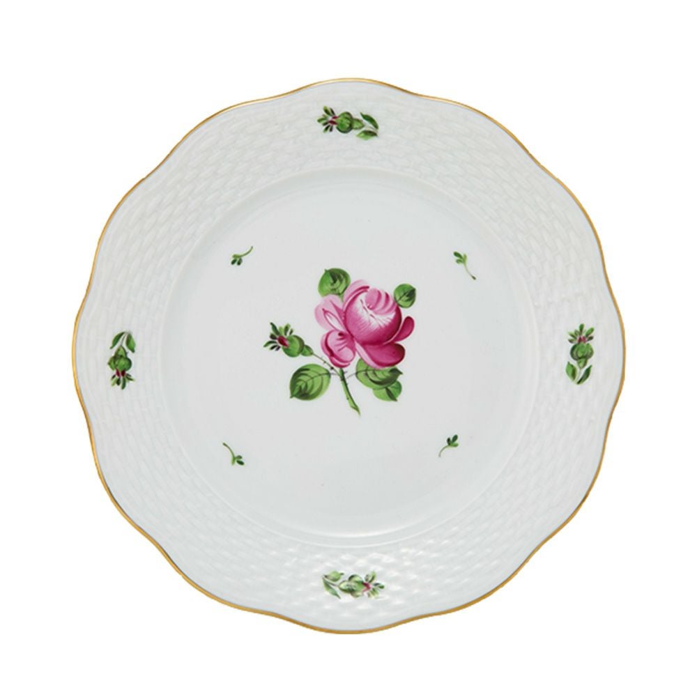 【美品】 【バラ売りOK】ヘレンド プティットローズ デザートプレート 19cm ヘレンド (HEREND) クラシックローズ RB 00517-0-00 プレート 19cm
