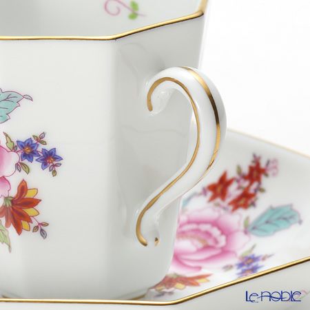 ヘレンド 南京ブーケ 04307-0-00 モカカップ＆ソーサー（オクタゴナル）