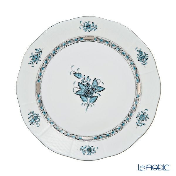 ヘレンド (HEREND) アポニーターコイズプラチナ ATQ3-PT プレート 25cm 00524-0-00
