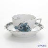 ヘレンド アポニーターコイズプラチナ 00711-0-00 モカカップ＆ソーサー 100ml