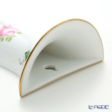 ヘレンド ウィーンのバラ シンプル ウォールベース 16cm 壁掛け用花瓶