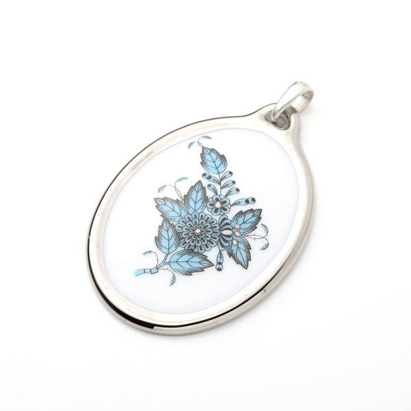 ヘレンド ペンダントトップ ATQ3-PT 08131-0-00 アポニーターコイズプラチナ 5cm