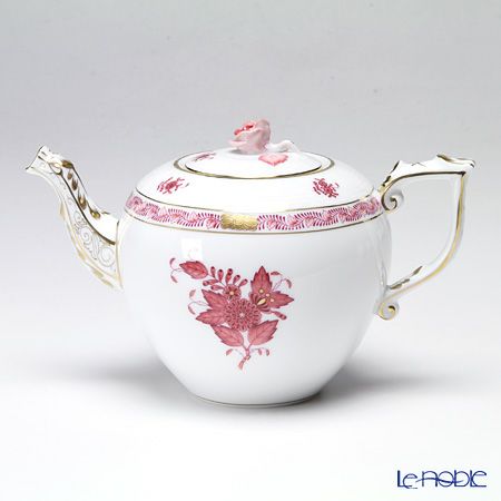 ヘレンド アポニーモーヴ 00606-0-09 ティーポット ローズ 800ml