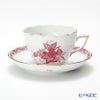 ヘレンド アポニーモーヴ 00730-0-00 ティーカップ＆ソーサー（兼用） 200ml
