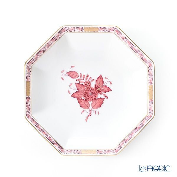 ヘレンド アポニーモーヴ 04304-1-00 小皿（オクタゴナル） 13.5cm