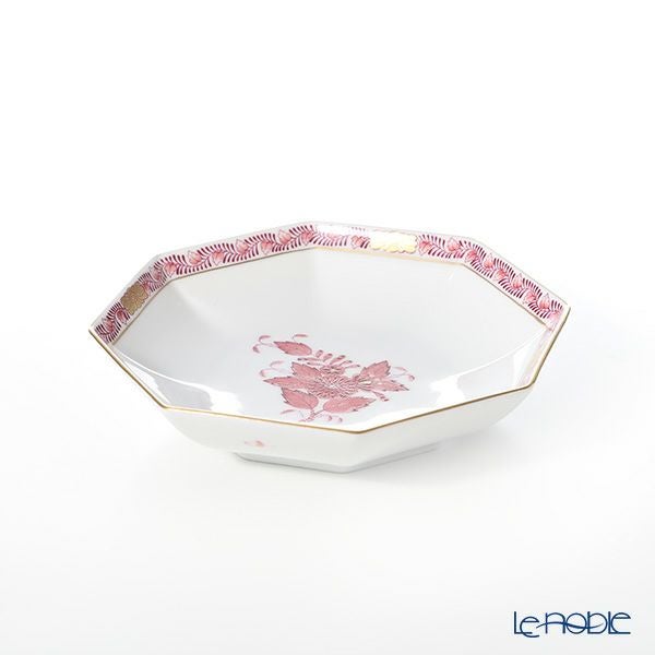 ヘレンド アポニーモーヴ 04304-1-00 小皿（オクタゴナル） 13.5cm